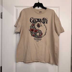 Beige Graphic T-Shirt